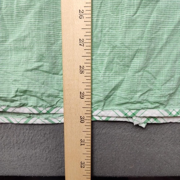 Hammer Made Shirt Mens L/XL 17 Green Short Sleeve Button Up Cotton Plaid Trim - Picture 10 of 11